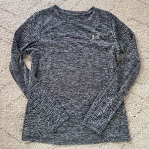 Under Armour HeatGear Black and White Shirt